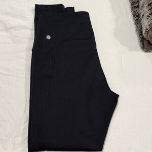 Ladies full length black leggings